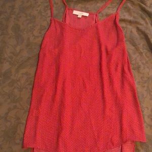 Red business tank top